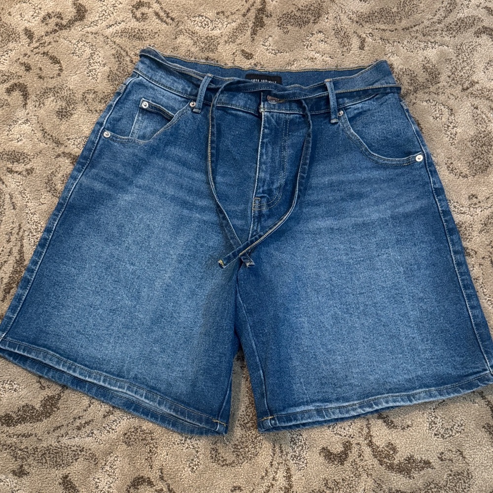 Blue Denim Shorts